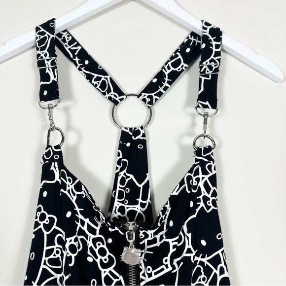 Hello Kitty Dolls Kill Shadow Dimension Pinafore Overall Mini Dress - Picture 4 of 13